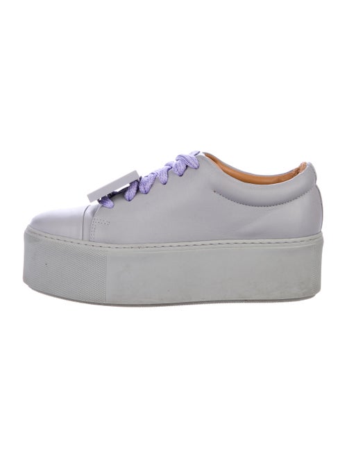 Acne Studios Adrianna Leather Sneakers Grey