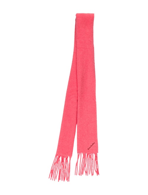 Acne Studios Villy Knit Scarf Pink