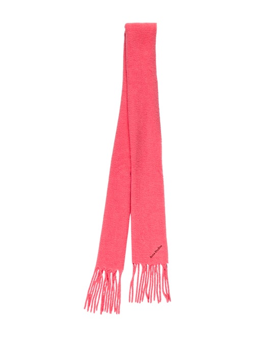 Acne Studios Villy Wool Scarf Pink