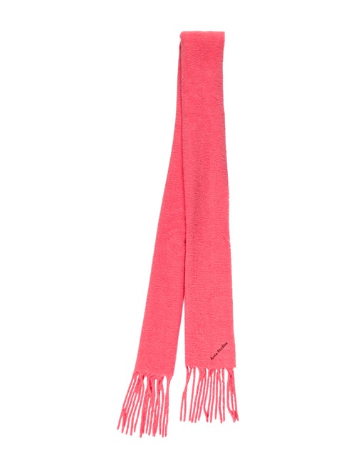 Acne Studios Villy Wool Scarf Pink
