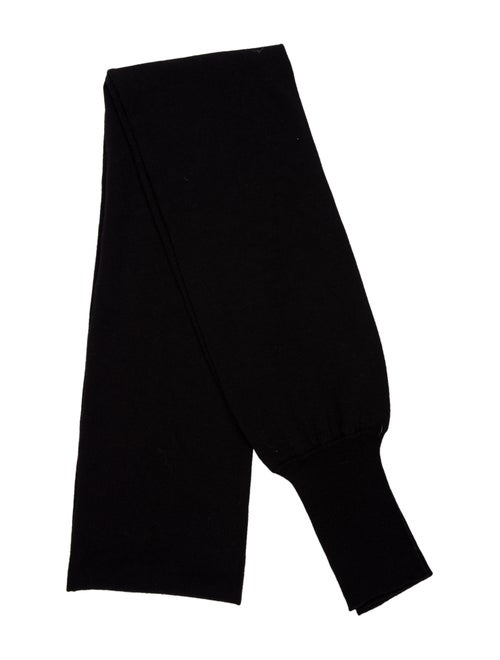 Acne Studios Wool Knit Scarf Black