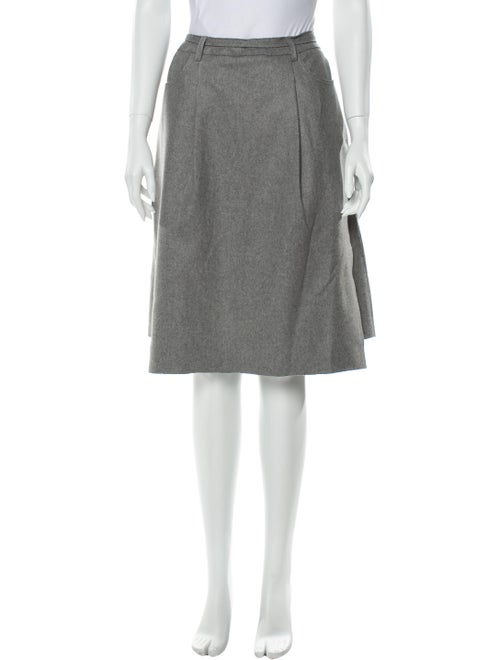 Acne Studios Wool Knee-Length Skirt Wool