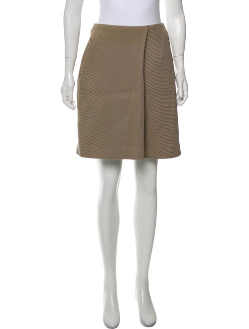Acne Studios Corduroy Mini Skirt Beige