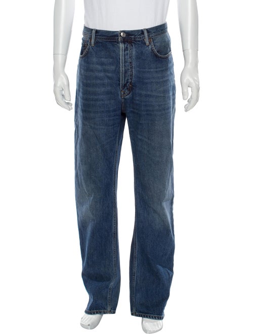 Acne Studios Straight-Leg Jeans Blue