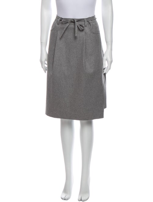 Acne Studios Wool Knee-Length Skirt Wool