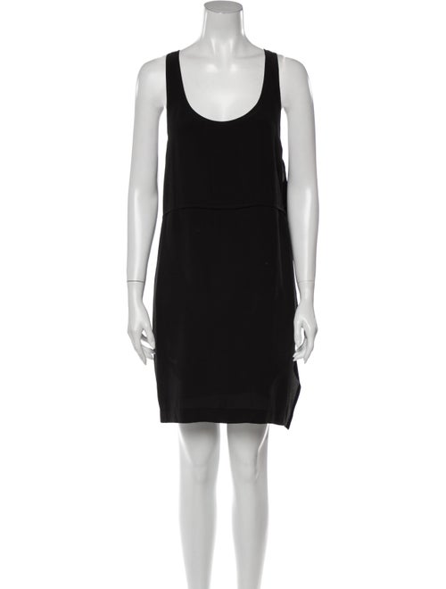 Acne Studios Silk Mini Dress Black