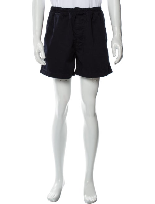 Acne Studios Flat Front Shorts Blue