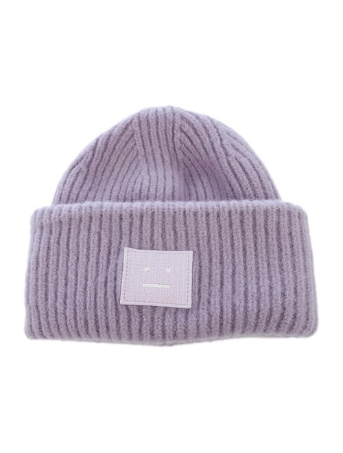 Acne Studios Wool Knit Beanie Purple