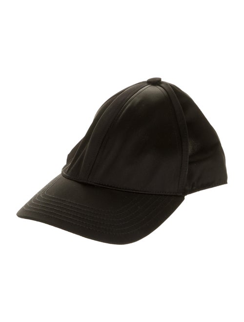 Acne Studios Nylon Baseball Cap Black