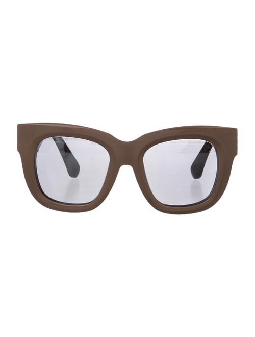 Acne Studios Square Mirrored Sunglasses