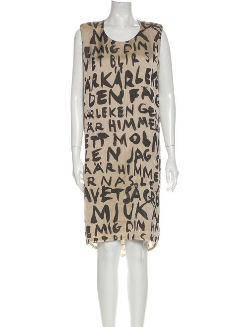 Acne Studios Printed Knee-Length Dress