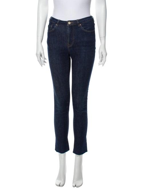 Acne Studios Mid-Rise Skinny Leg Jeans Blue