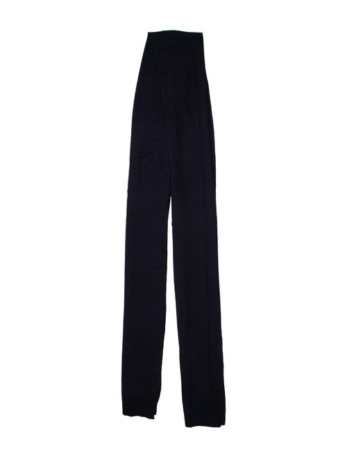 Acne Studios Wool Woven Scarf Navy