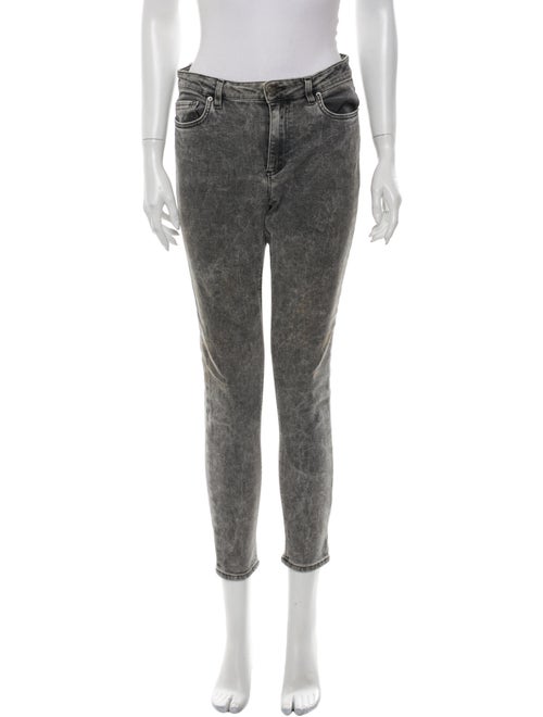 Acne Studios Mid-Rise Skinny Leg Jeans Grey