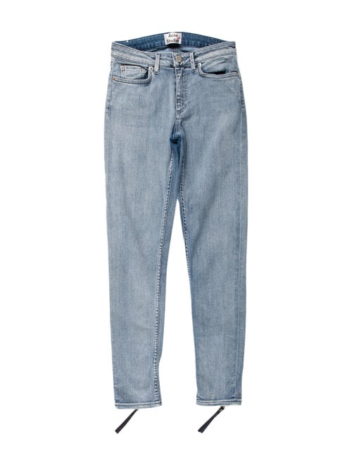 Acne Studios Mid-Rise Skinny Leg Jeans Blue