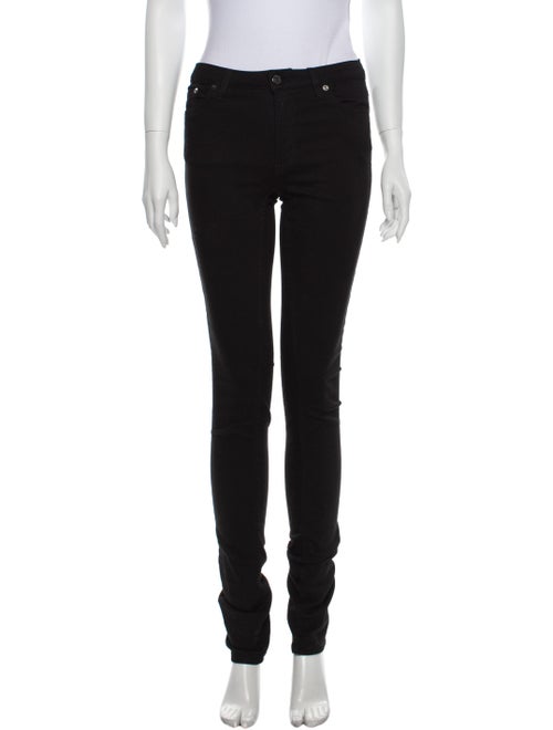 Acne Studios Mid-Rise Skinny Leg Jeans Black