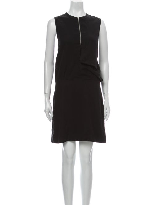 Acne Studios Crew Neck Mini Dress Black