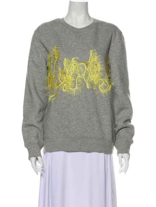 Acne Studios Graphic Print Crew Neck Sweatshirt Gr