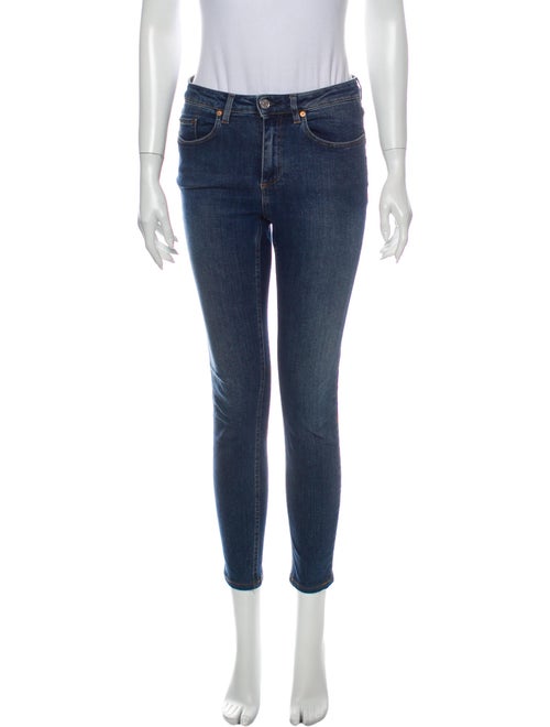 Acne Studios Mid-Rise Skinny Leg Jeans Blue
