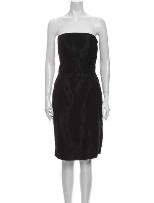 Acne Studios Strapless Mini Dress Black