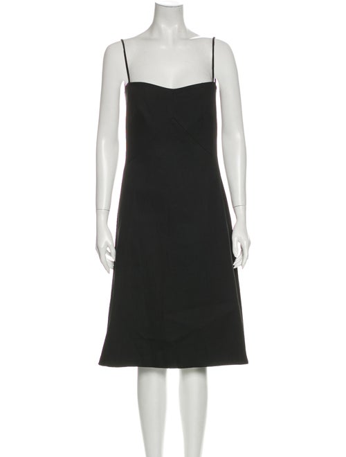 Acne Studios Square Neckline Knee-Length Dress w/