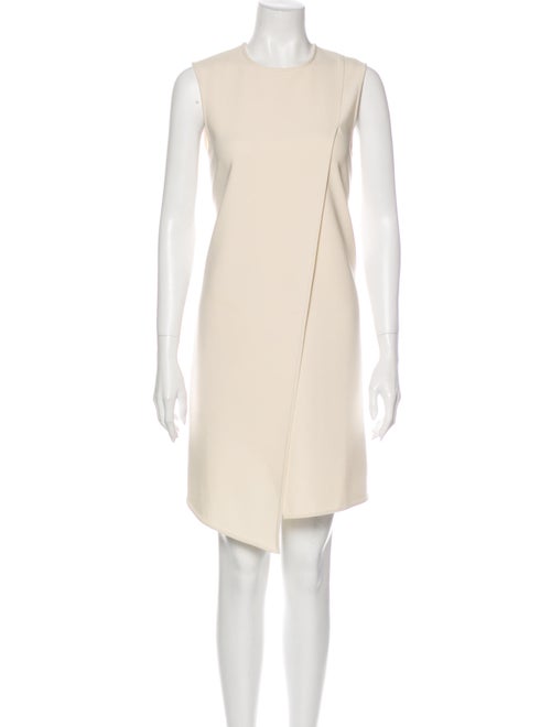 Acne Studios Crew Neck Knee-Length Dress White