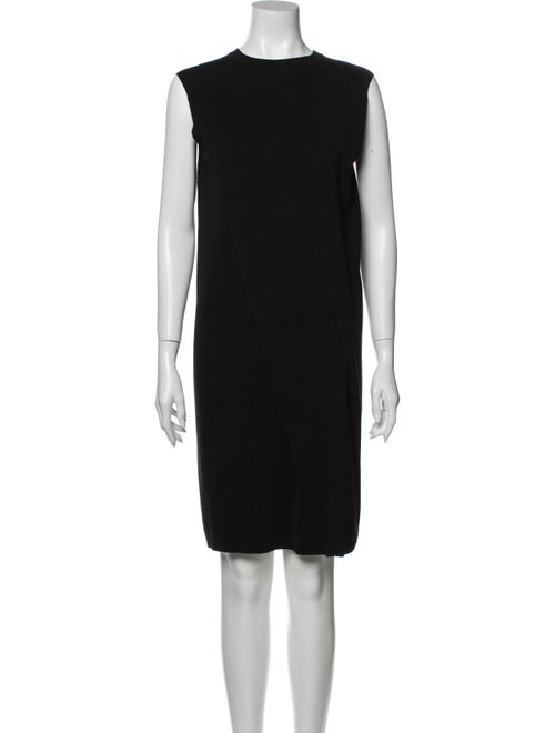 Acne Studios Crew Neck Mini Dress Black