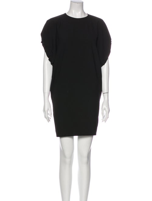 Acne Studios Crew Neck Mini Dress Black