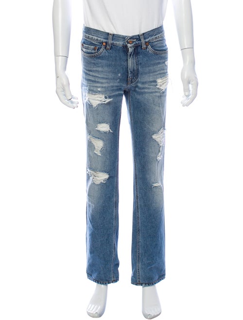 Acne Studios Straight-Leg Jeans Blue