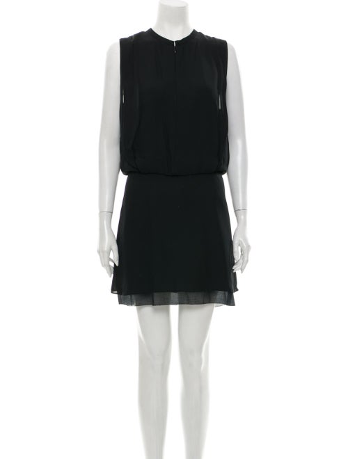 Acne Studios Crew Neck Mini Dress Black