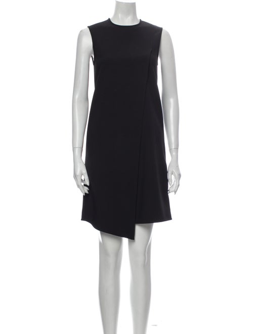 Acne Studios Crew Neck Knee-Length Dress Black