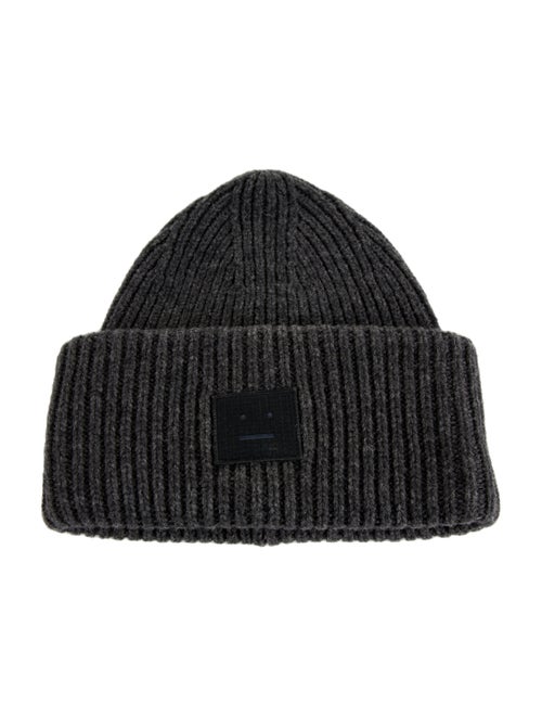 Acne Studios Pansy N Face Beanie Grey