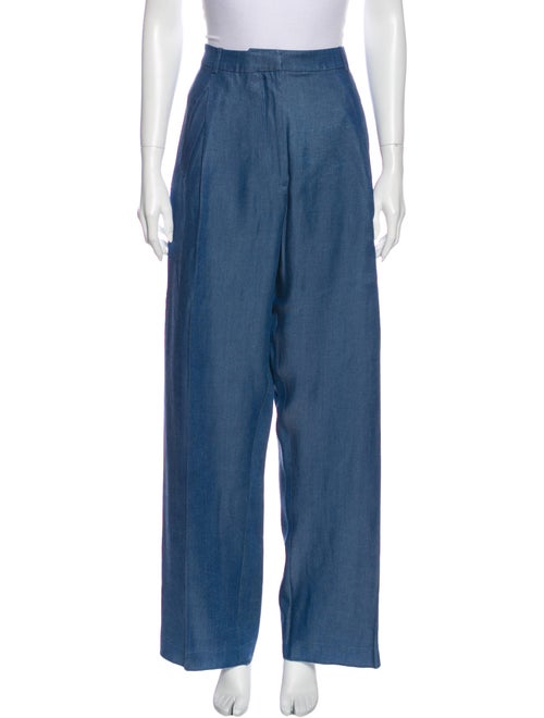 Acne Studios Wide Leg Pants Blue