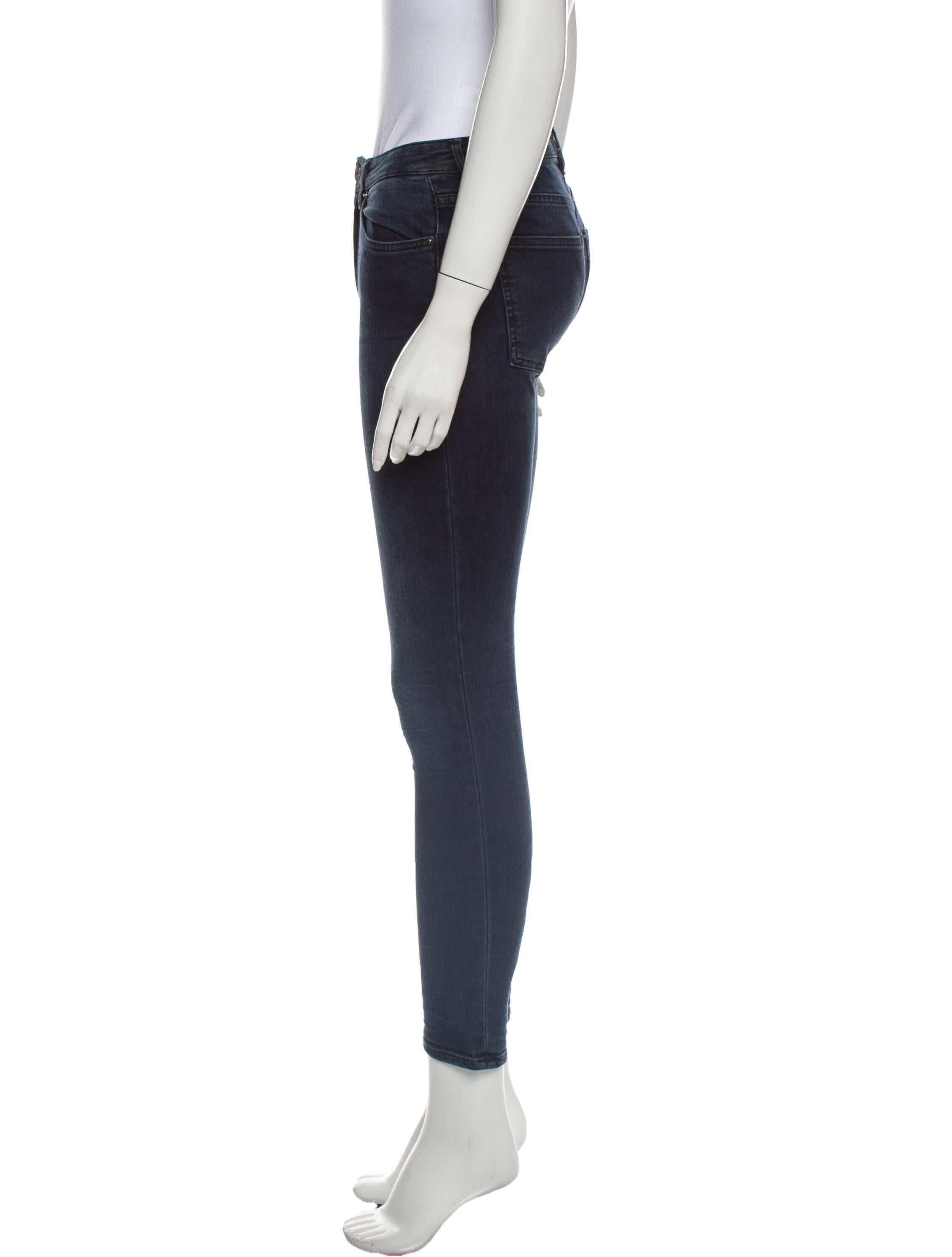 Acne Studios Mid-Rise Skinny Leg Jeans