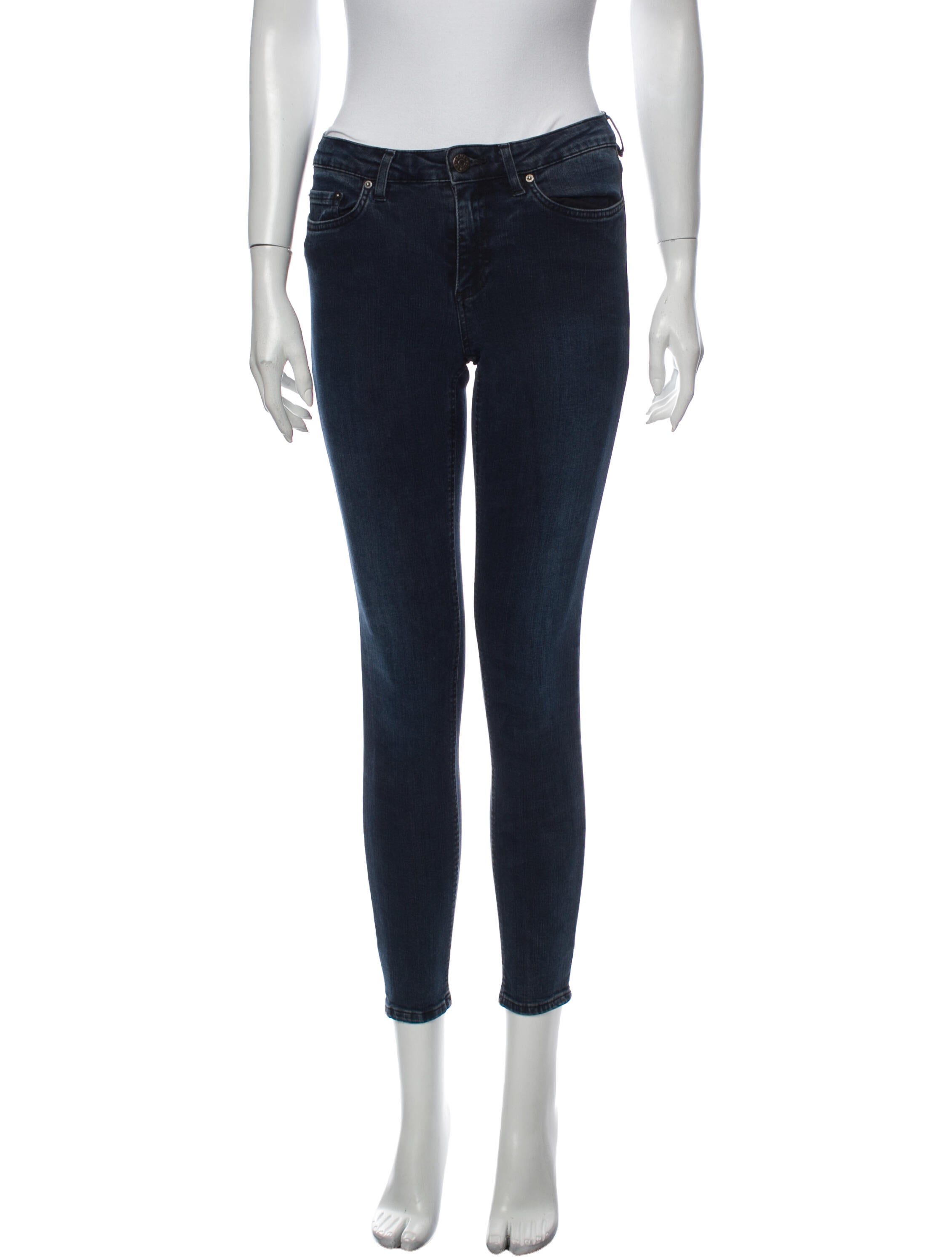 Acne Studios Mid-Rise Skinny Leg Jeans