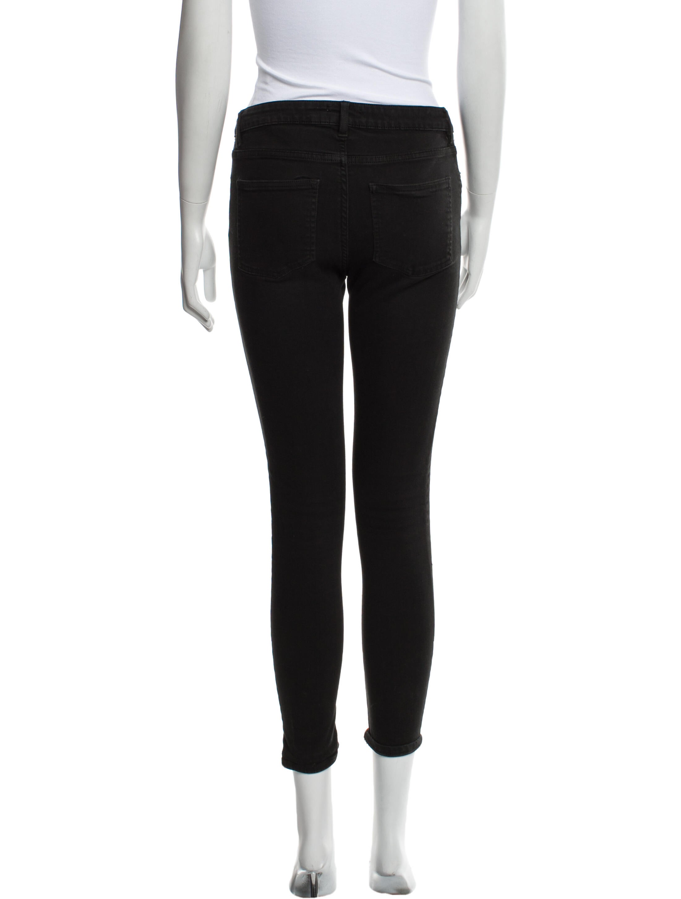 Acne Studios Mid-Rise Skinny Leg Jeans