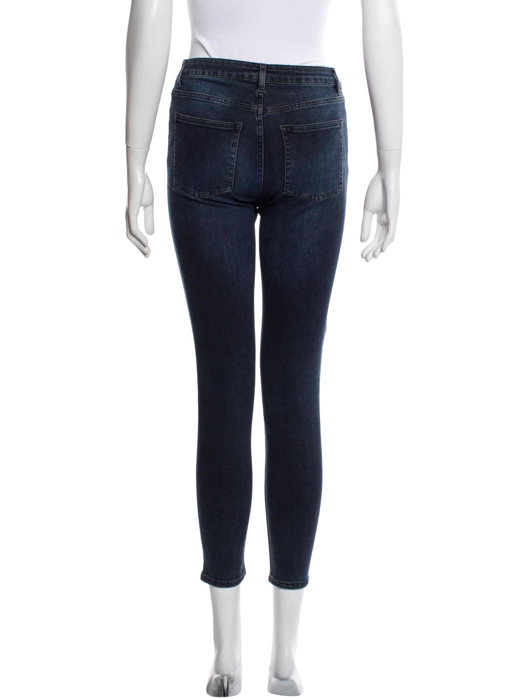 Acne Studios Mid-Rise Skinny Leg Jeans