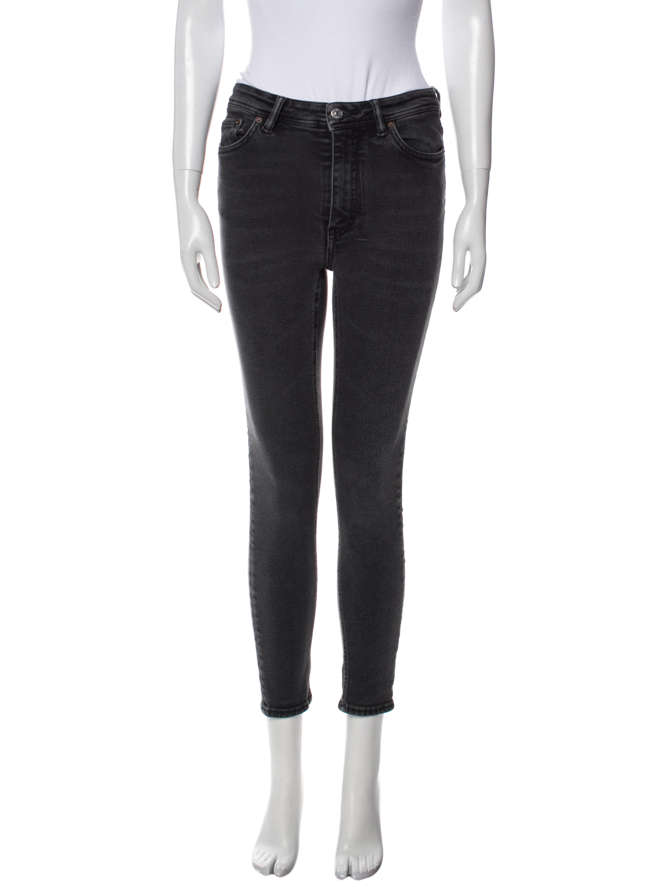 Acne Studios Mid-Rise Skinny Leg Jeans