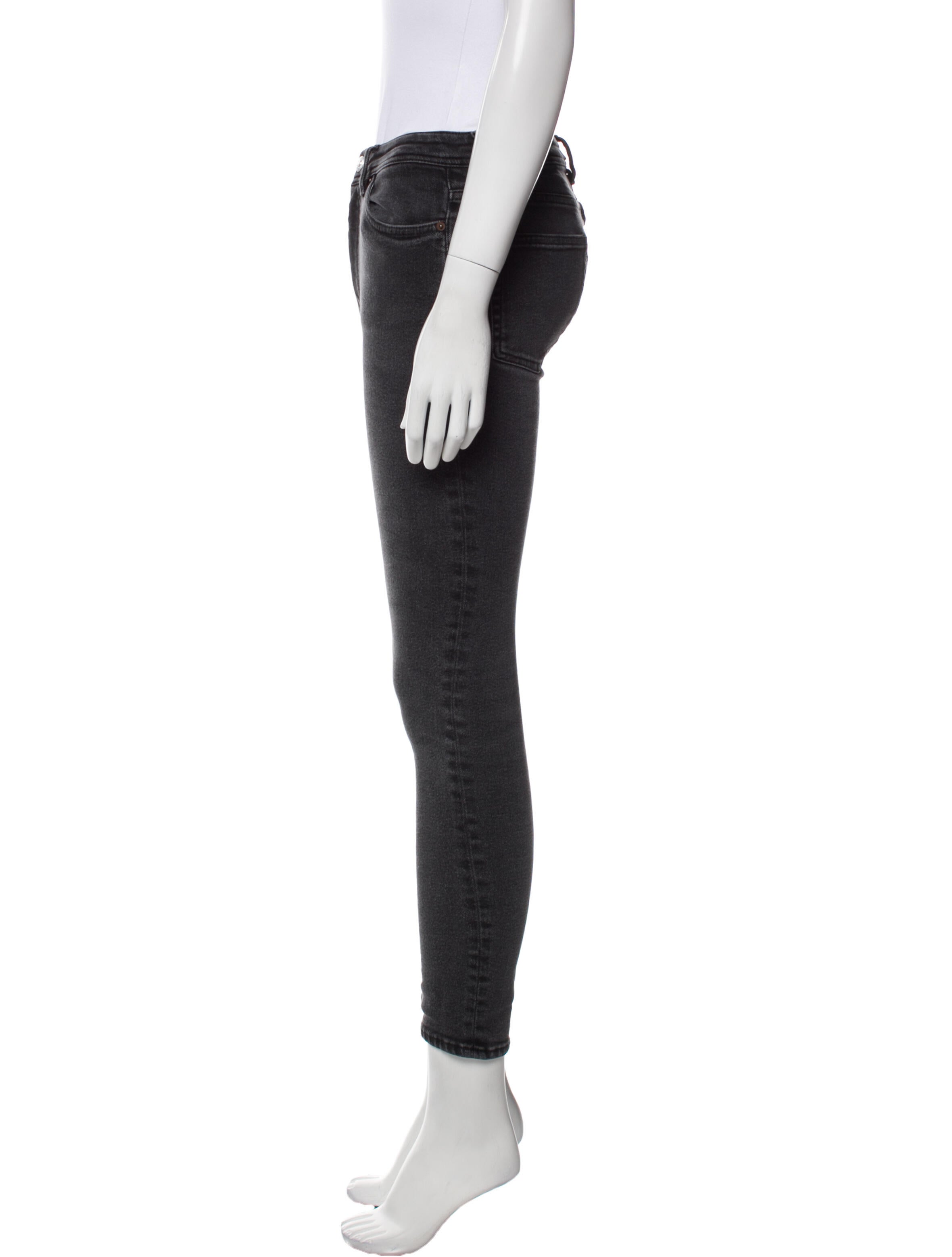 Acne Studios Mid-Rise Skinny Leg Jeans