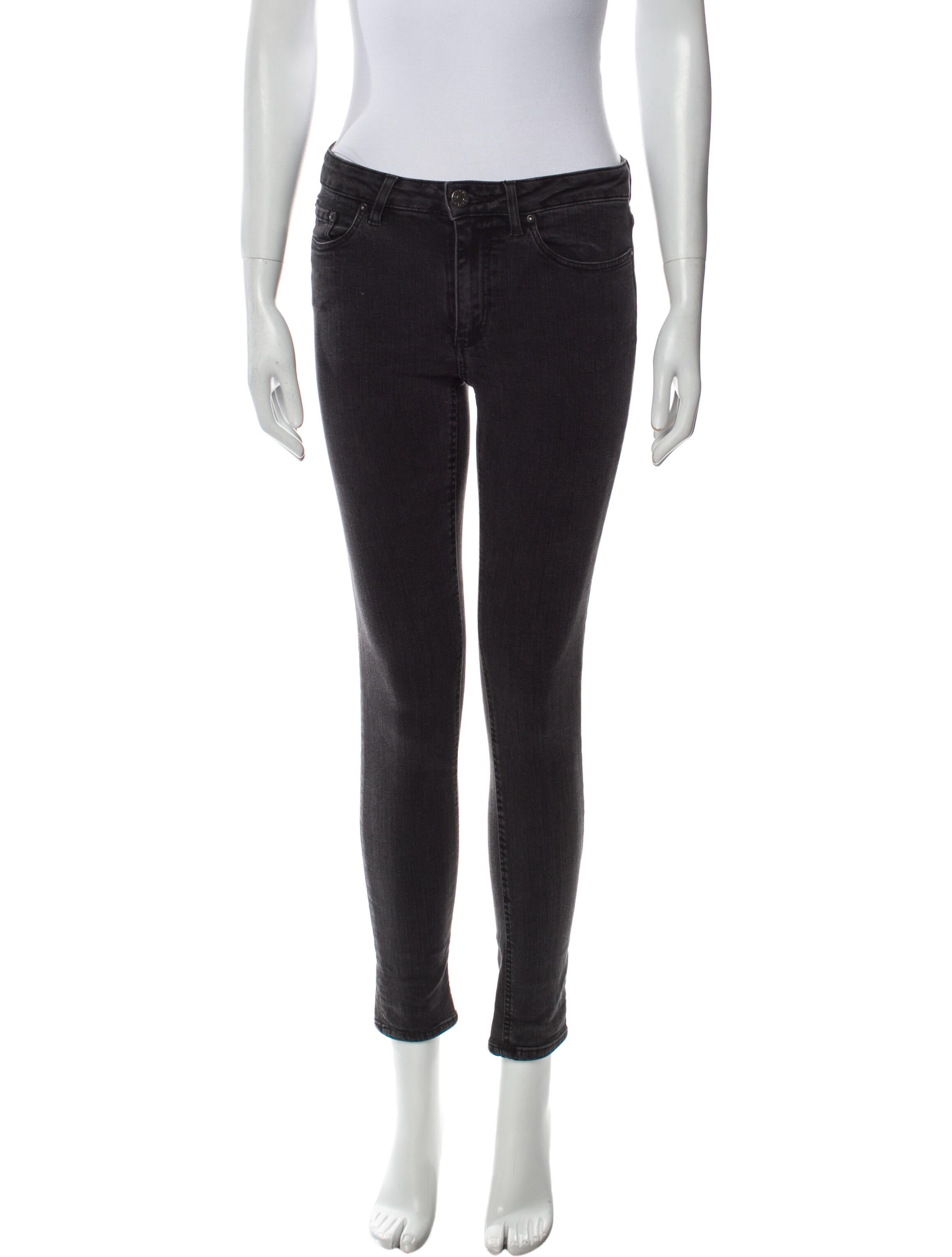 Acne Studios Mid-Rise Skinny Leg Jeans