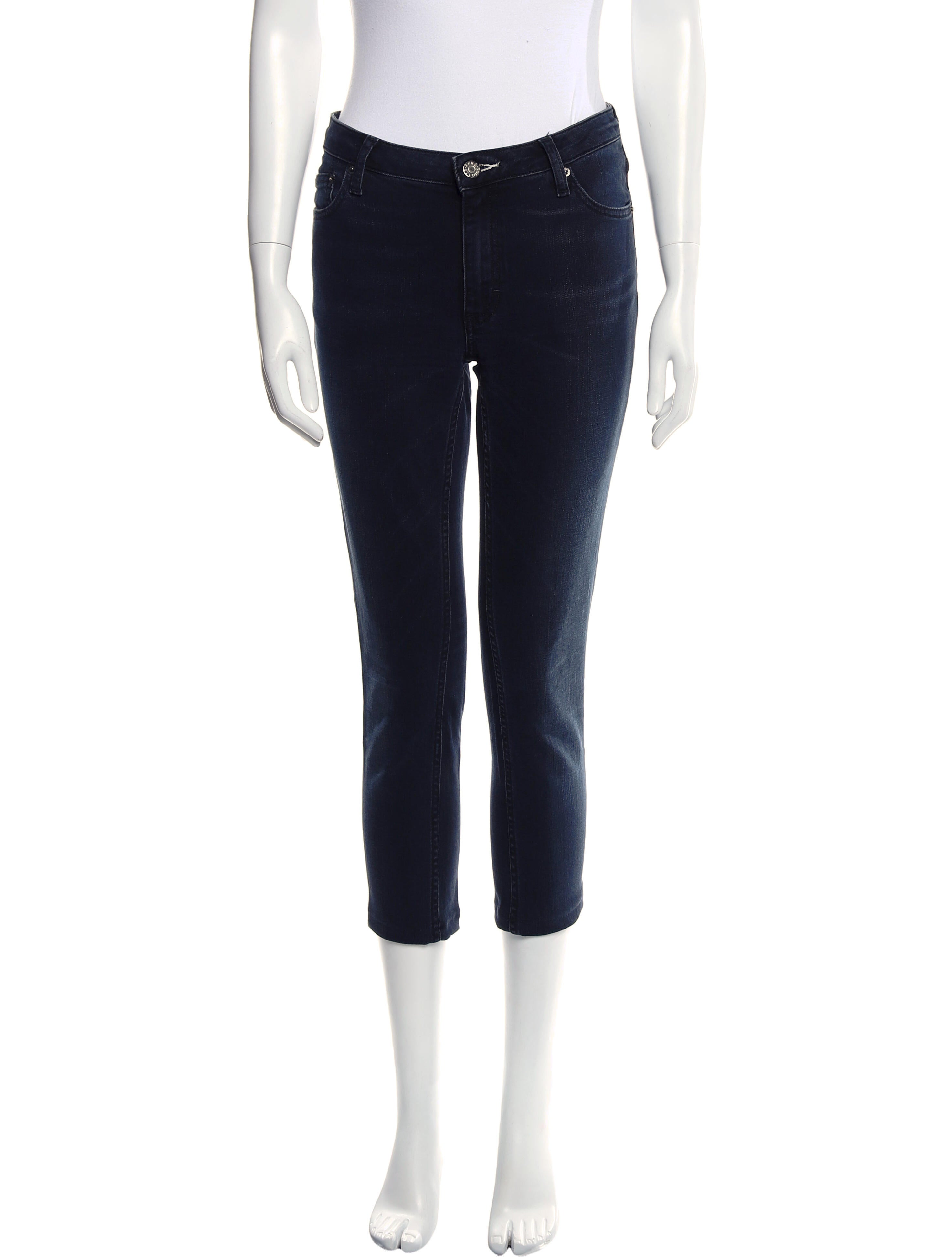 Acne Studios Mid-Rise Straight Leg Jeans
