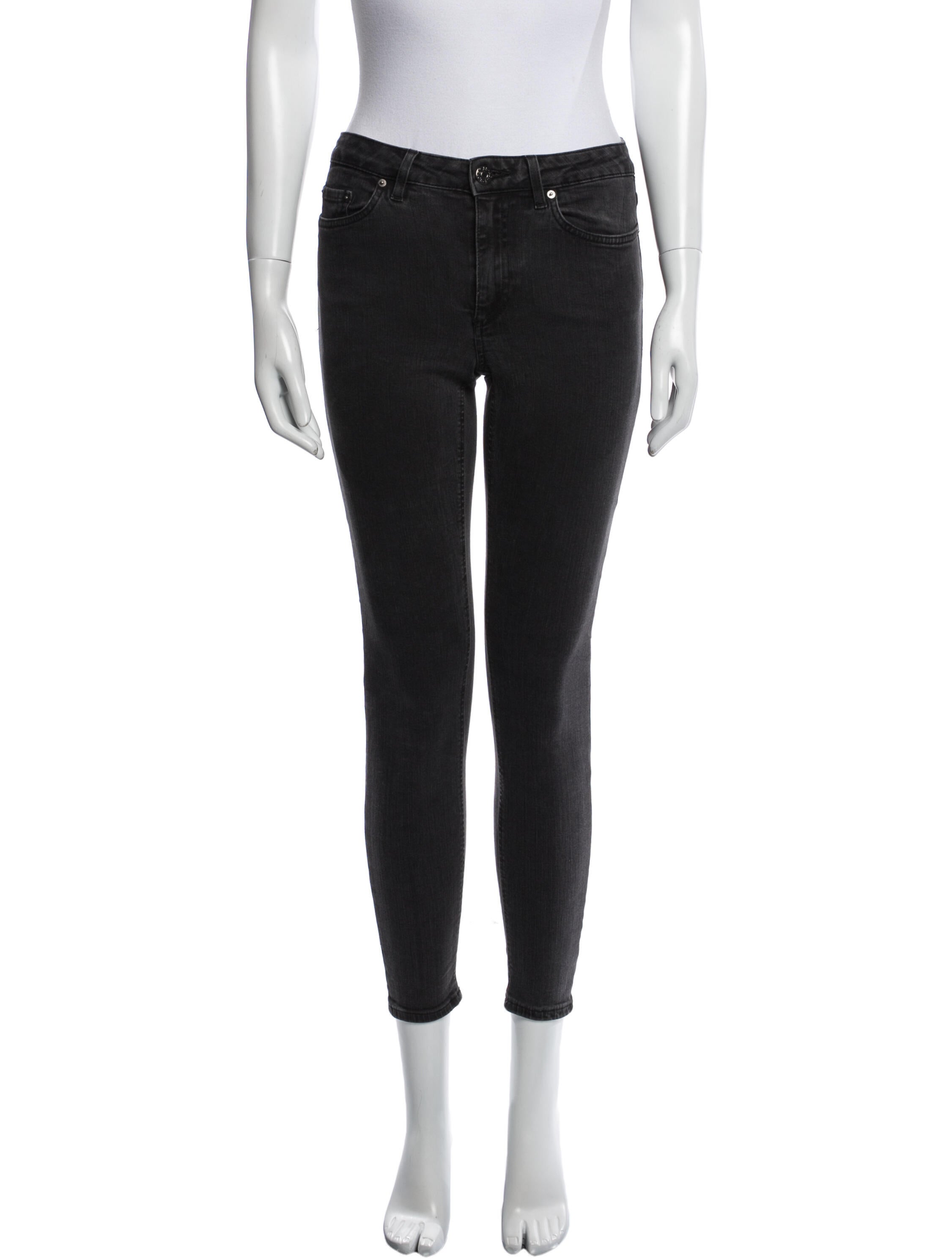 Acne Studios Mid-Rise Skinny Leg Jeans