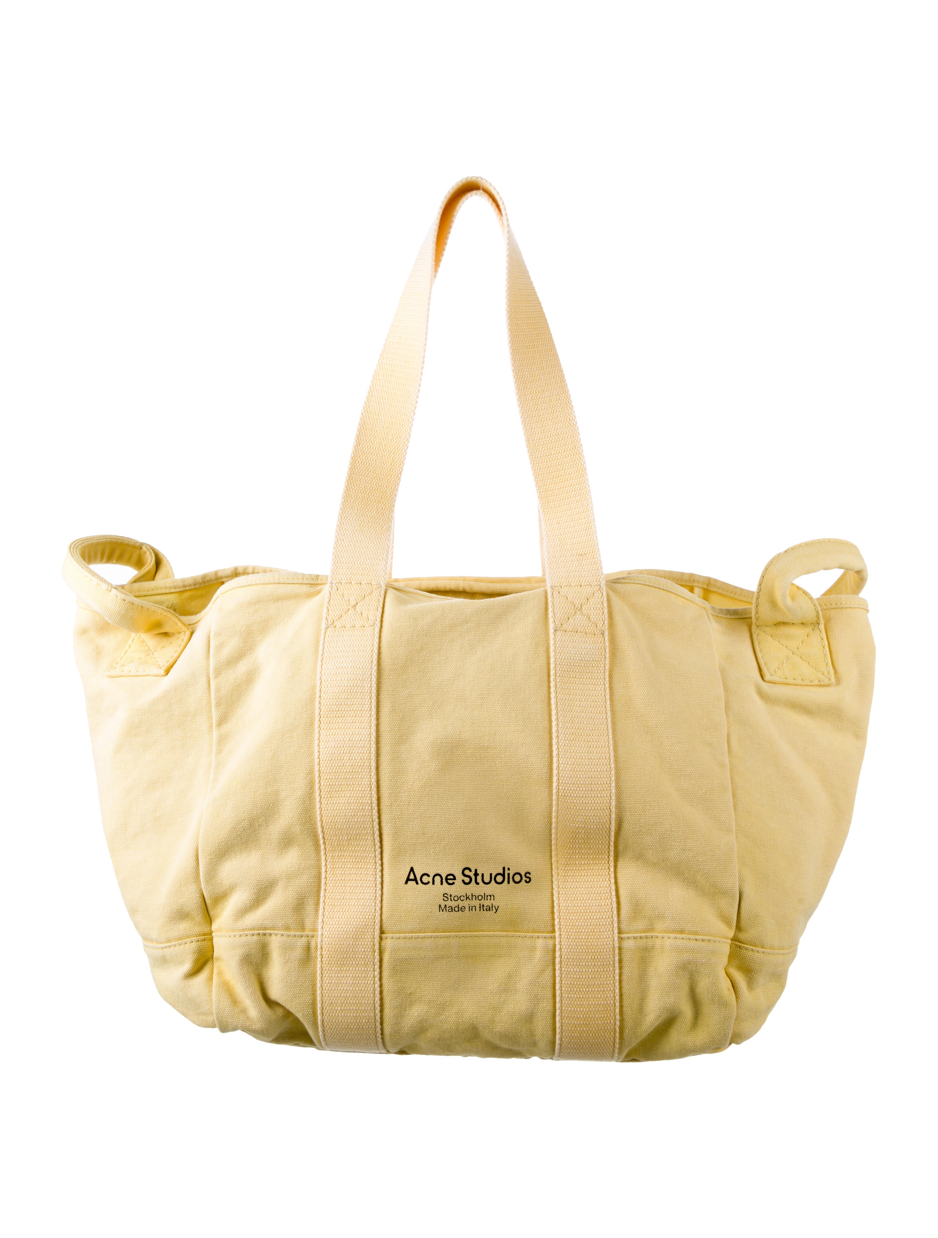 Acne Studios Acne Webbing Tote Bag - Yellow Totes, Handbags