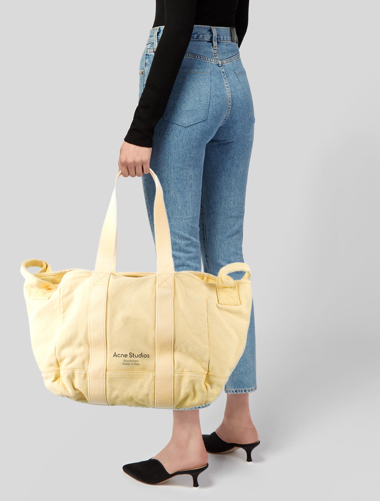 Acne Studios Acne Webbing Tote Bag - Yellow Totes, Handbags
