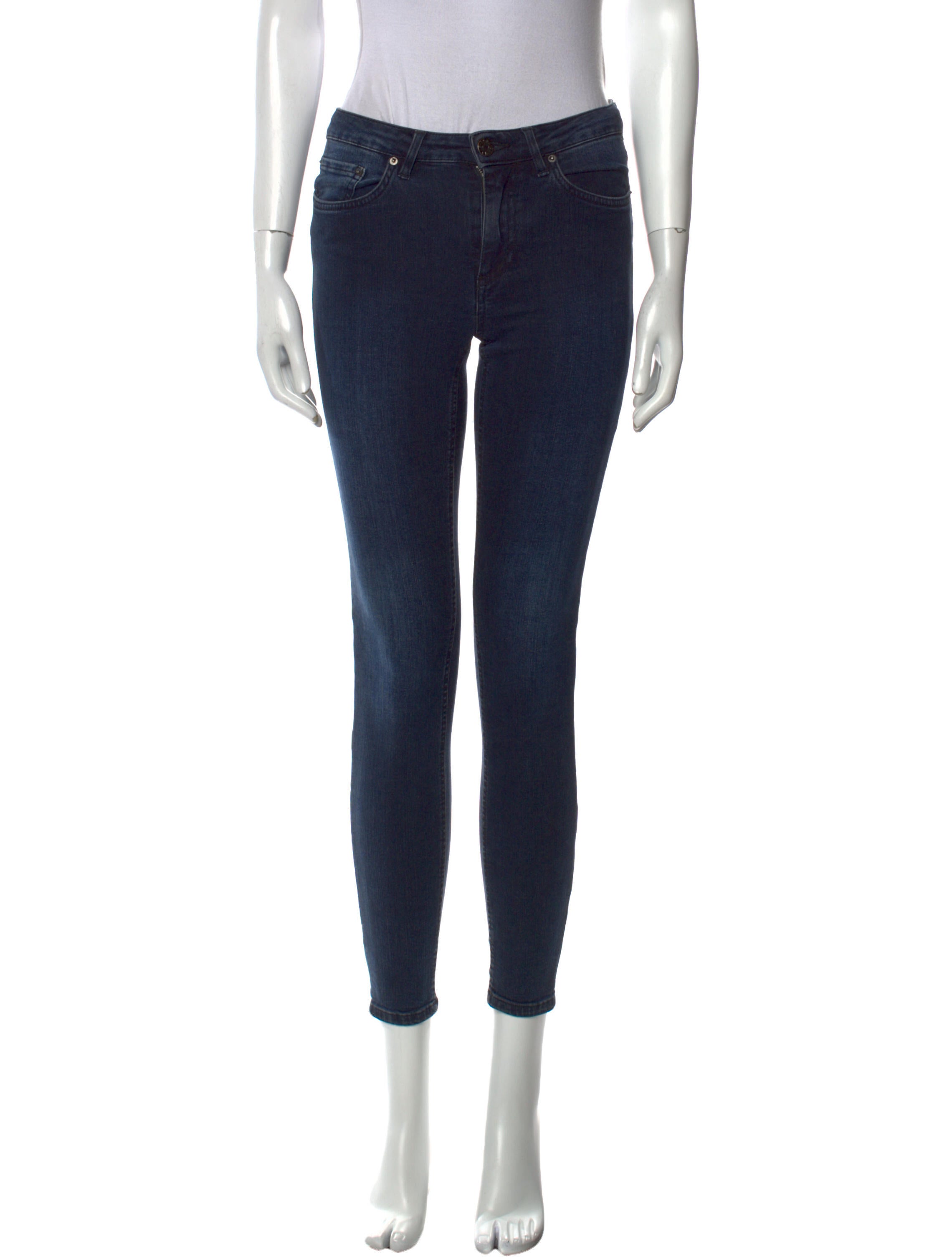 Acne Studios Mid-Rise Skinny Leg Jeans