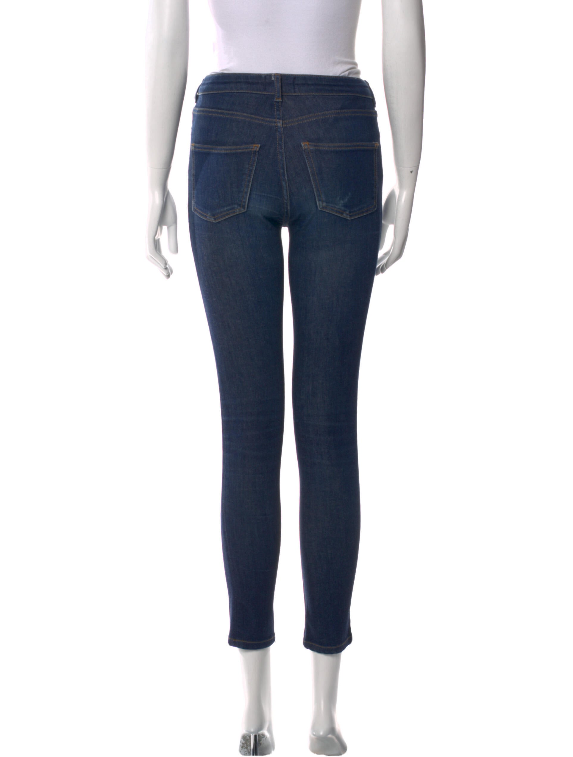 Acne Studios Mid-Rise Skinny Leg Jeans