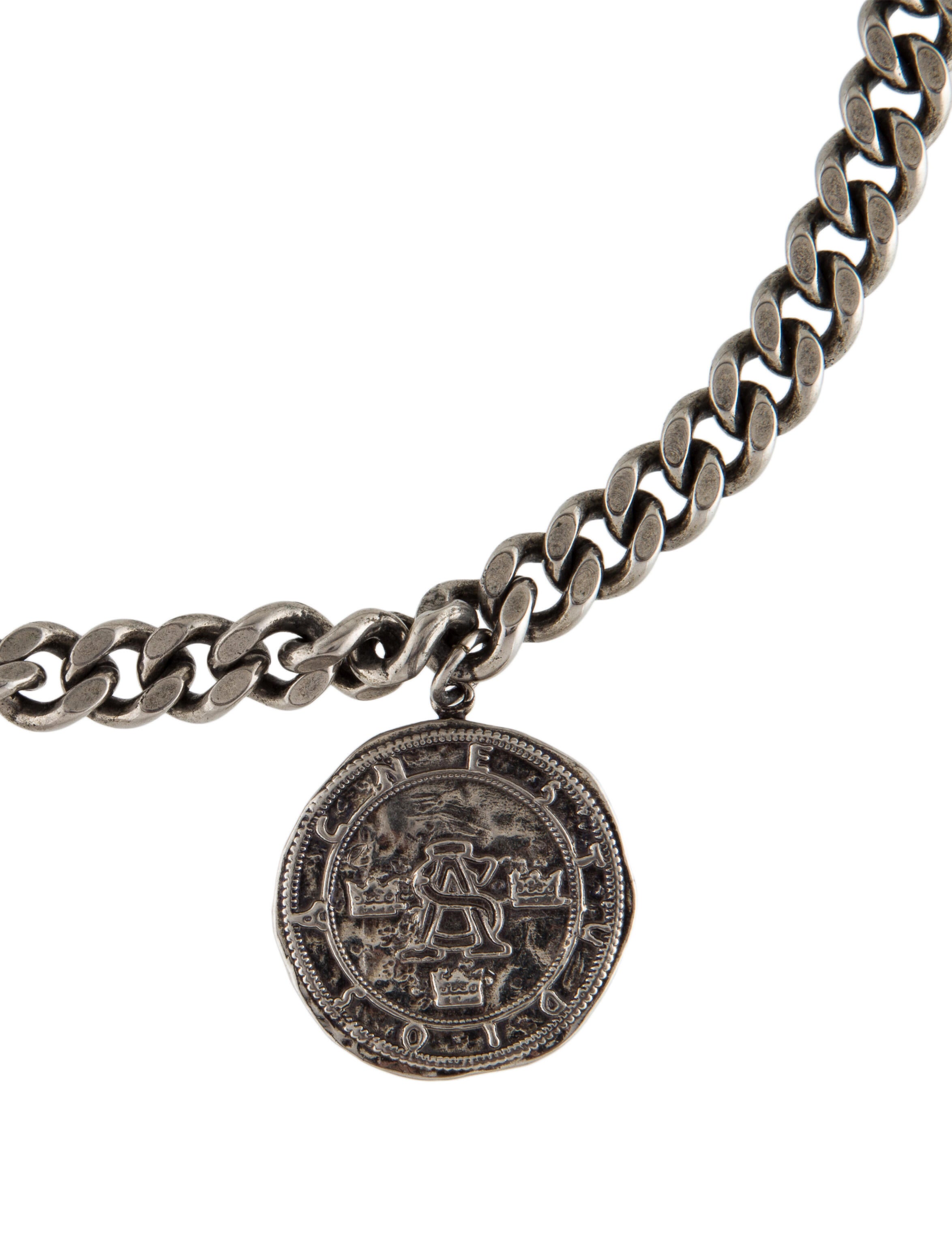 Acne Studios Coin Pendant Necklace