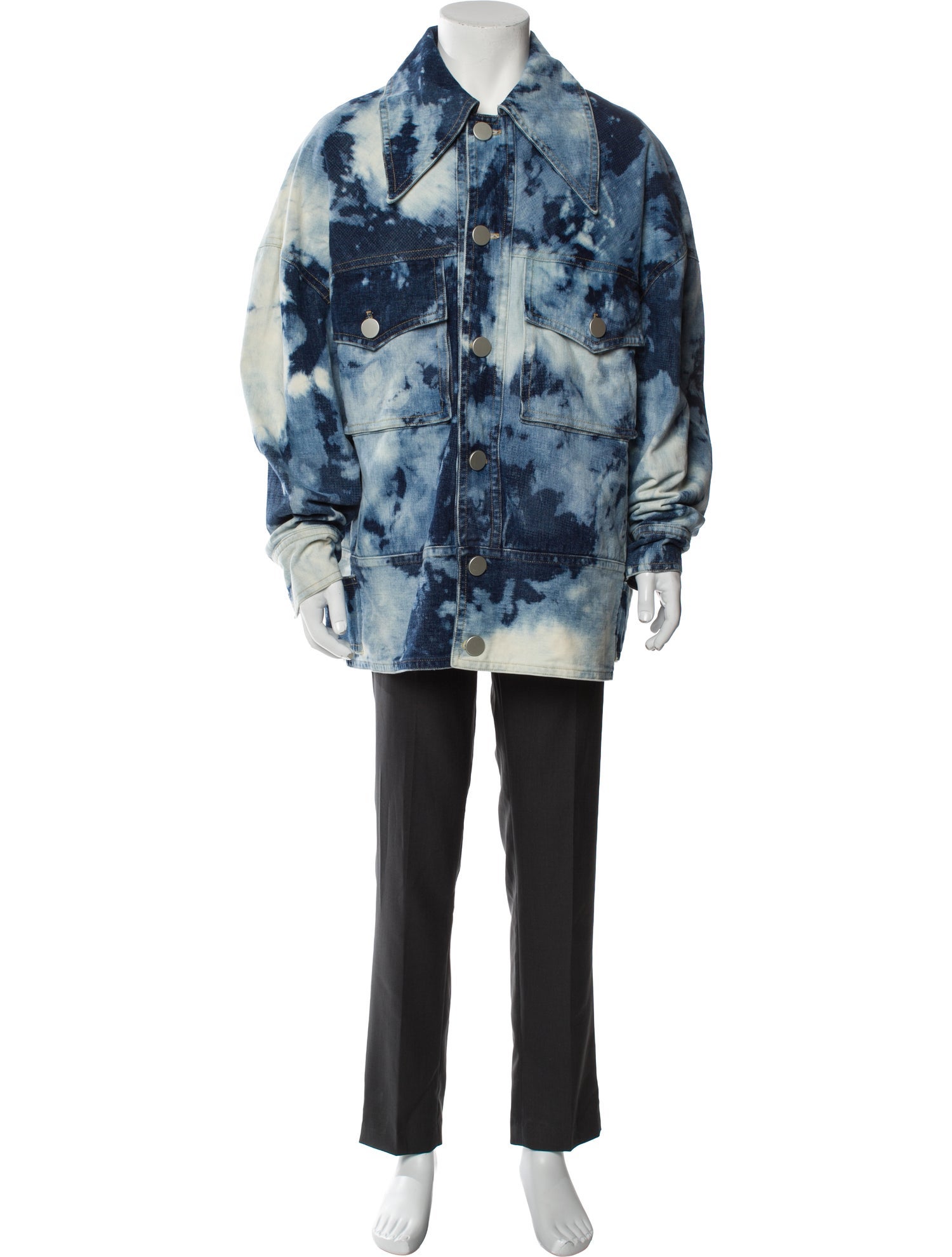 Angel Chen Tie-Dye Print Parka