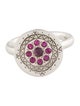 Adel Chefridi Ruby & Sapphire Memories Ring