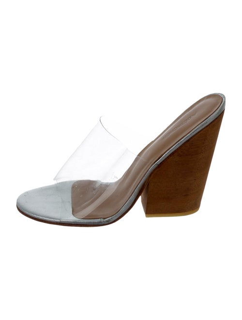 A Détacher PVC Slide Sandals Clear